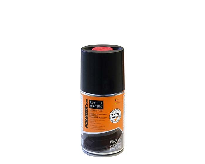 Eksosrør 2K spraymaling, svart blank