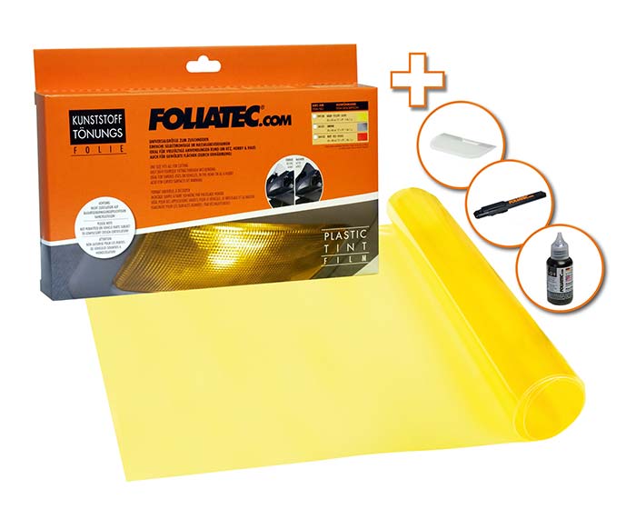 Foliatec Lyktefilm - Gul. 30 x 100 cm