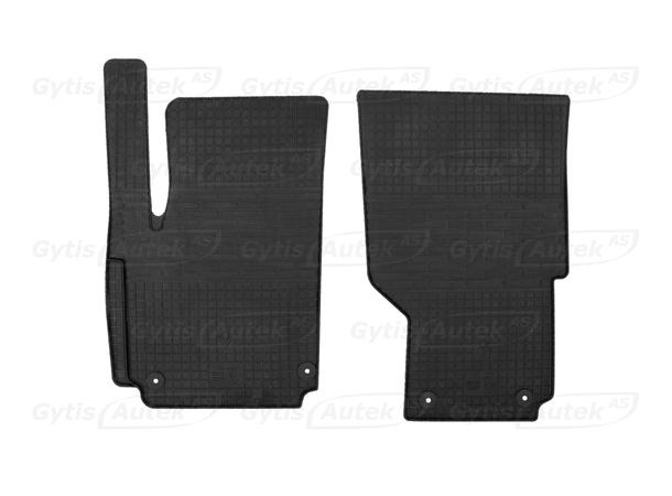 VW Amarok 2010-2020 Gulvmatter. Foran. Gummi