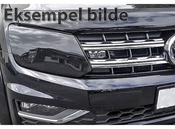 VW Amarok 2010-2016 Halogen Lyktbeskyttere. Mørk. Plast