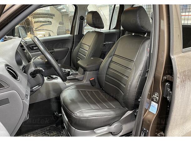 VW Amarok 2010-2020 Standard/Highline Setetrekk. Kunstskinn