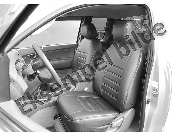 VW T5 2003-2015 Setetrekk. 1 + 1 seter. Kunstskinn