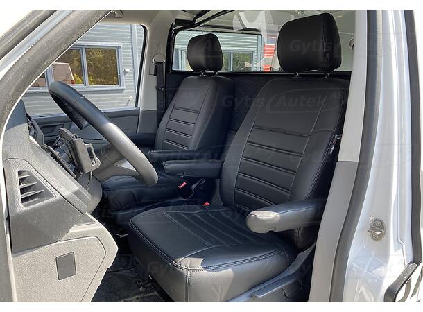 VW T6 2016-> Setetrekk. 1 + 1 seter. Kunstskinn