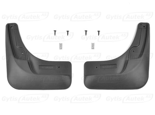 VW Tiguan 2007-2015 Skvettlapper. Foran. Gummi