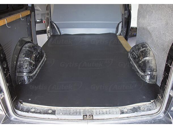 VW T5 Transporter 2003-2015 Kort Vareromsmatte. Gummi