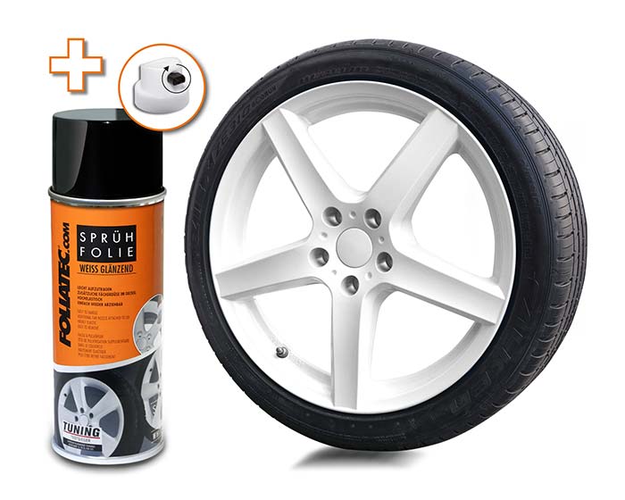 Spray Film 150 ml, white glossy