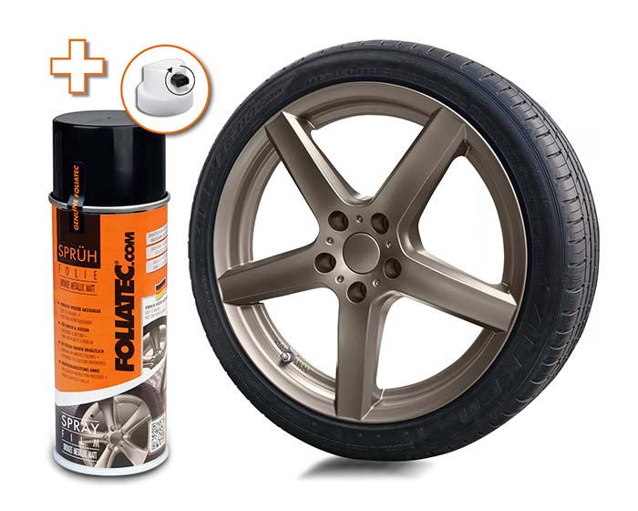 Spray Film, bronze metallic matt