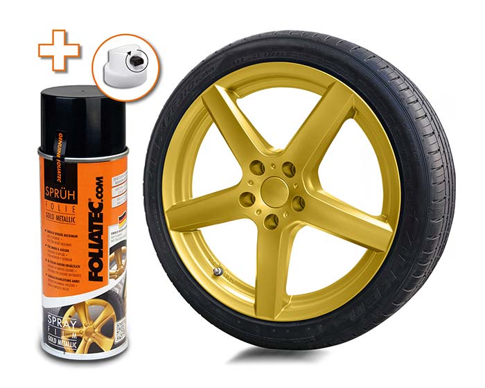 Spray Film, gold metallic