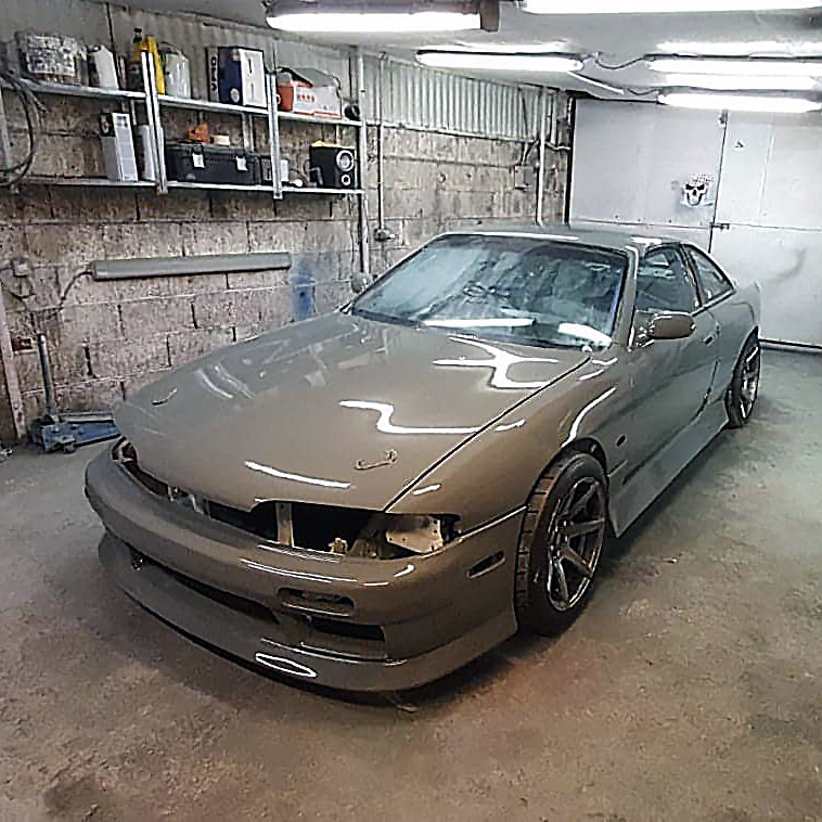 NISSAN SILVIA s14 VERTEX STYLE FIBRGLASS FRONT BUMPER